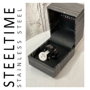 🌟 Steeltime Stainless Steel Men’s Ring
